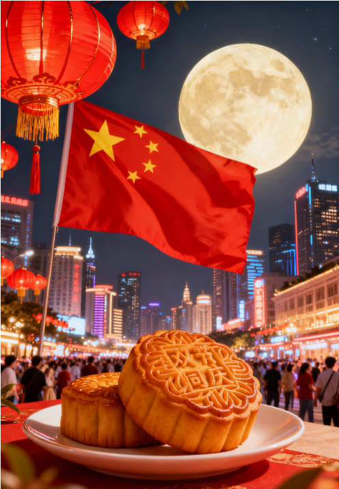  双节同庆｜月光漫过山河，家国撞个满怀